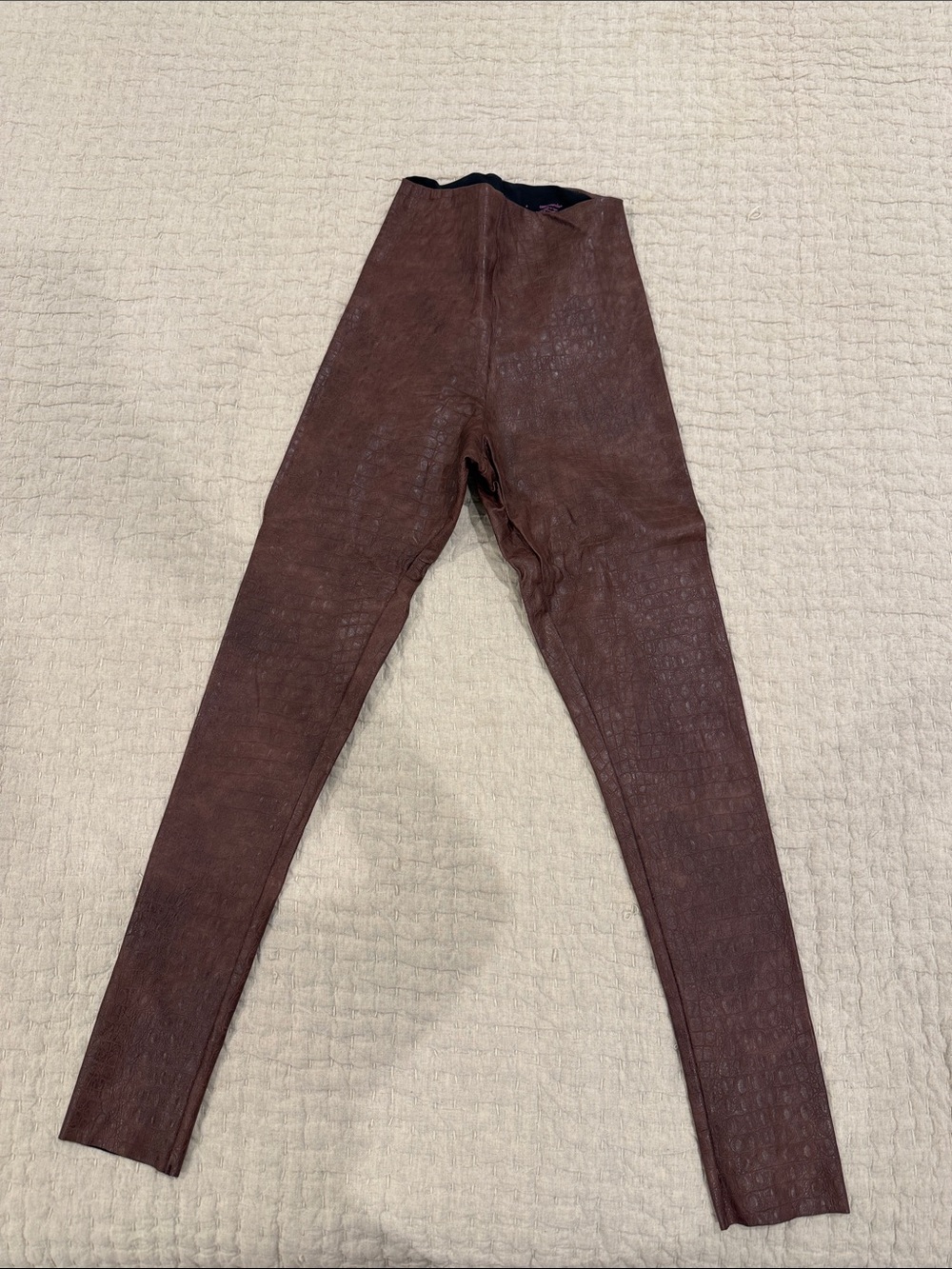 Commando Women’s Faux Leather Leggings in Brown
